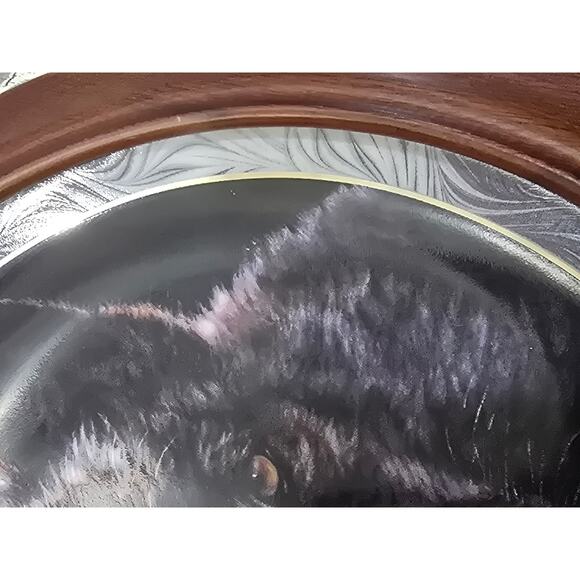 Vintage 1995 Bradford Exchange Mystic Spirit“Keeper of the Night”Wolf Plate - Picture 12 of 16